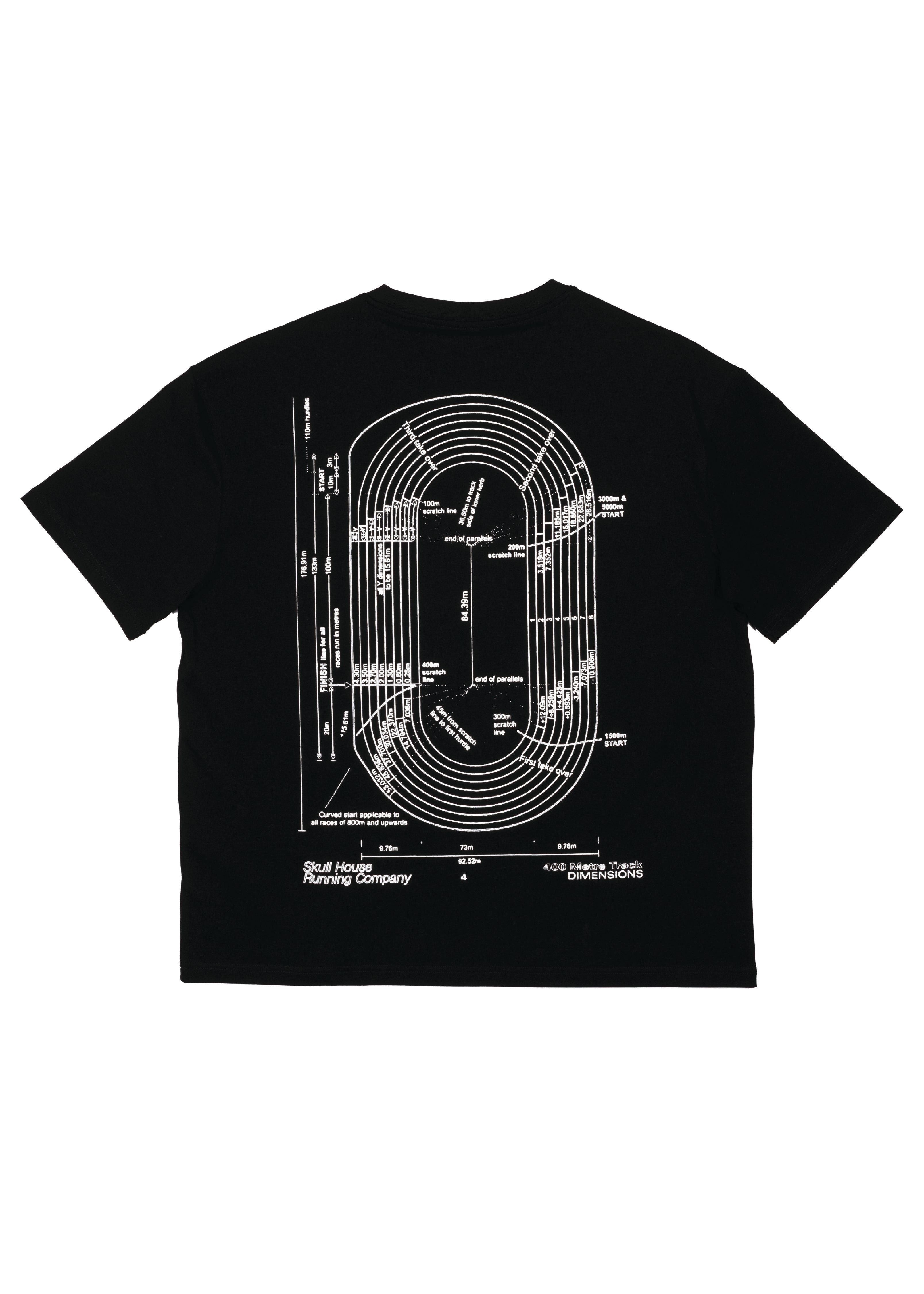 DIMENSIONS OVERSIZED TEE, UNISEX - BLACK