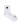 "ICON" CUSHION RUN SOCKS - WHITE (2 PACK)