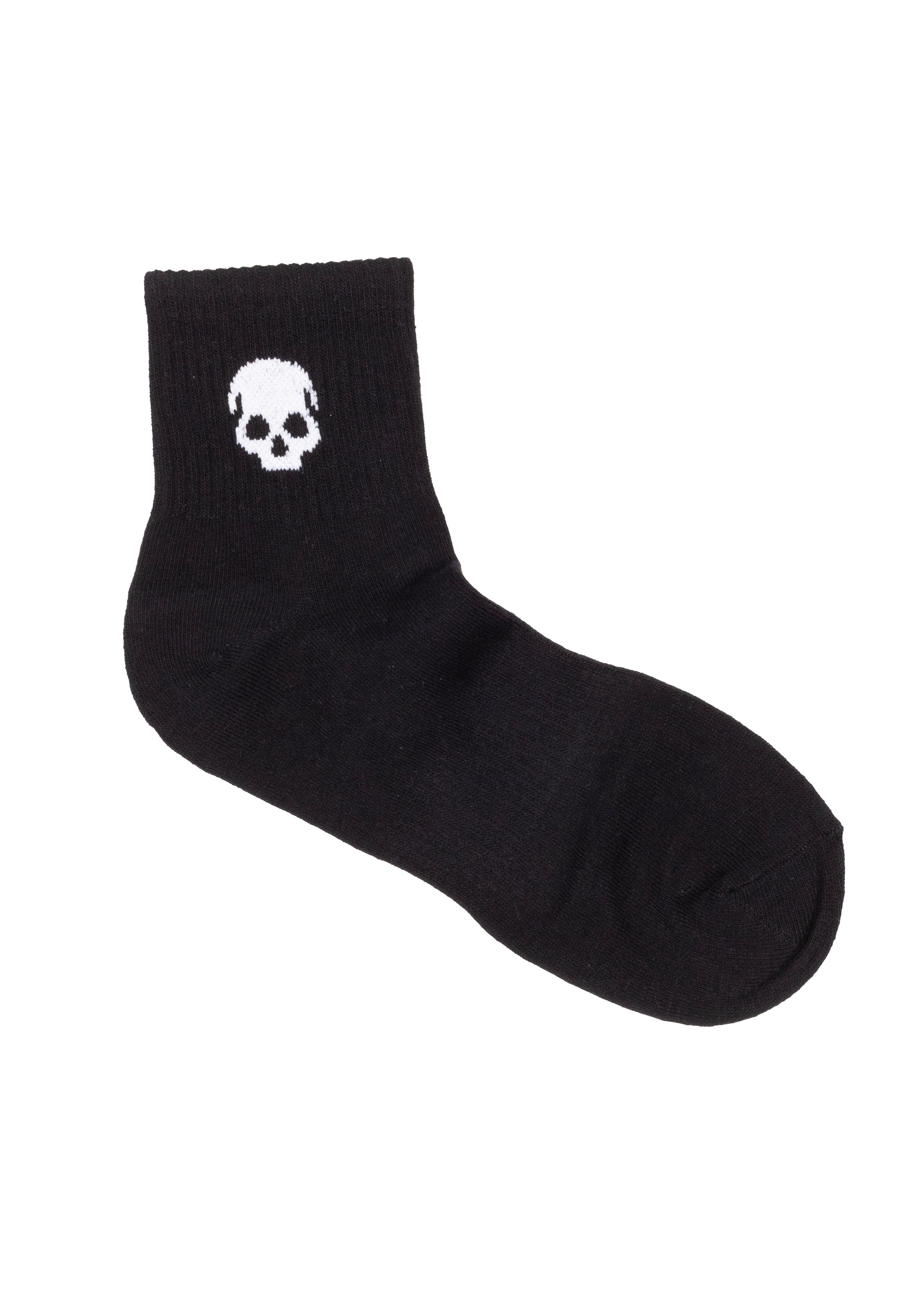 "ICON" QUARTER-LENGTH SOCKS - BLACK