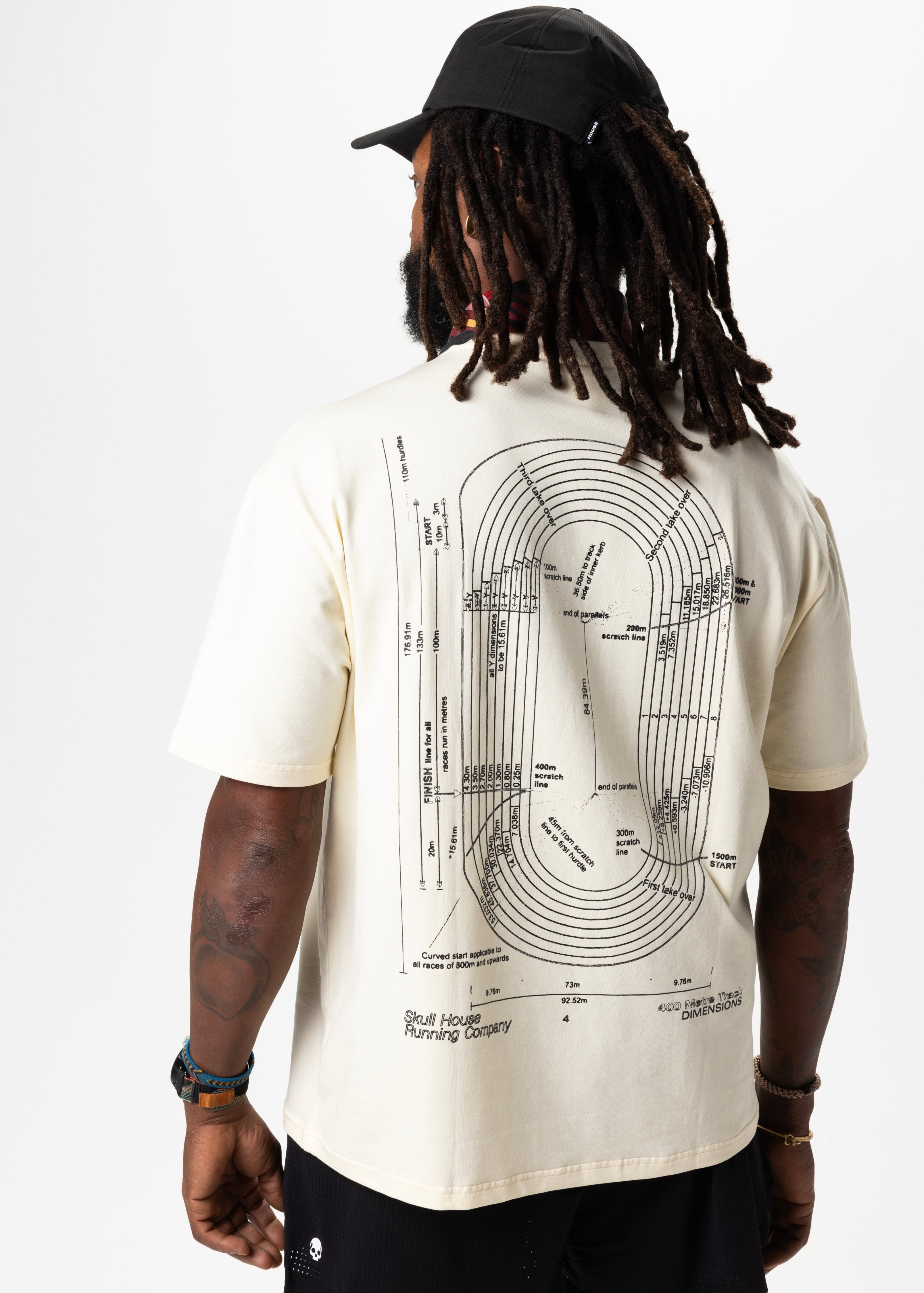 DIMENSIONS OVERSIZED TEE, UNISEX - BUTTER