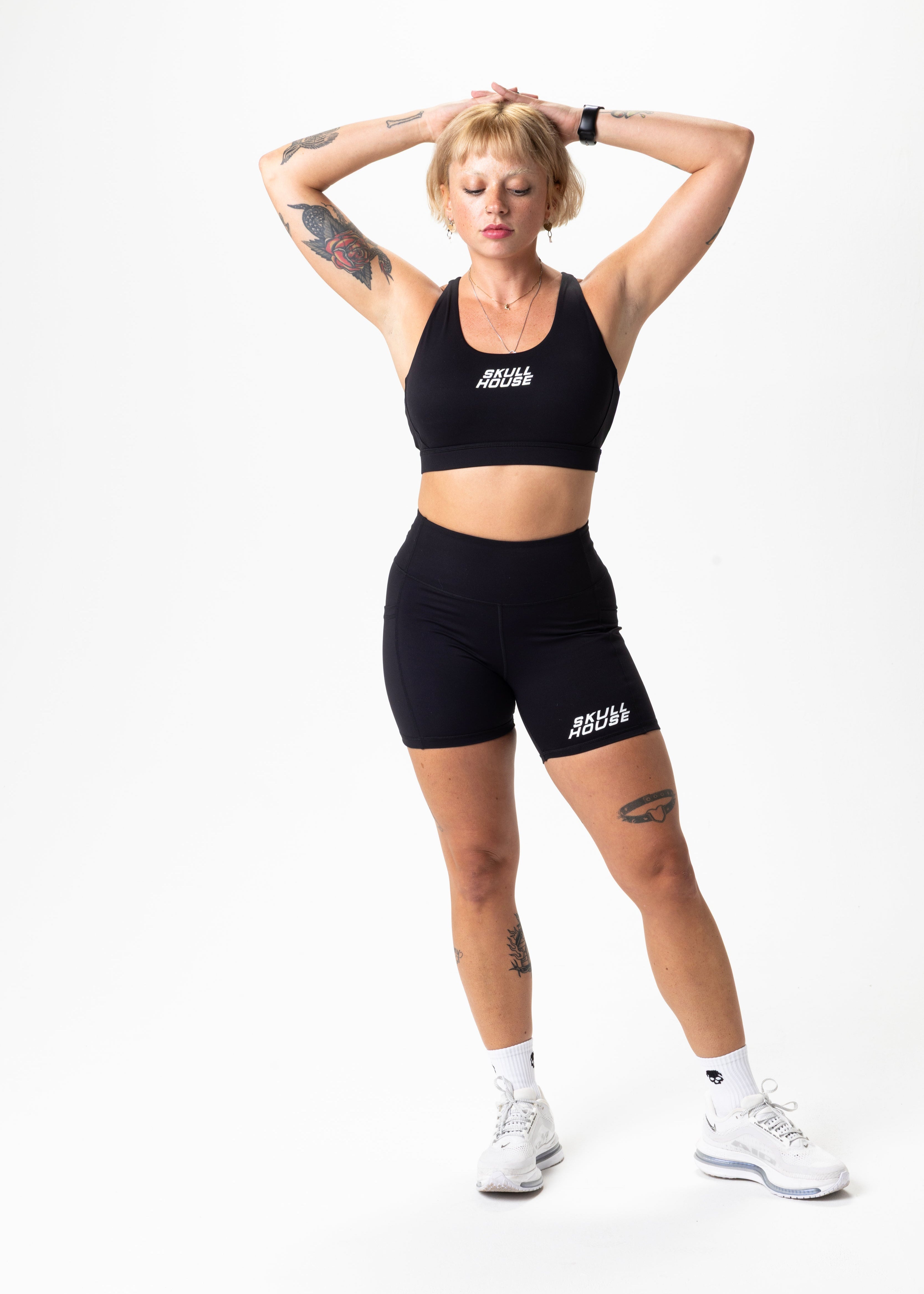 PHANTOM HIGH WAIST 5" COMPRESSION - BLACK
