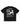 TAPERING RUN TEE, UNISEX - BLACK